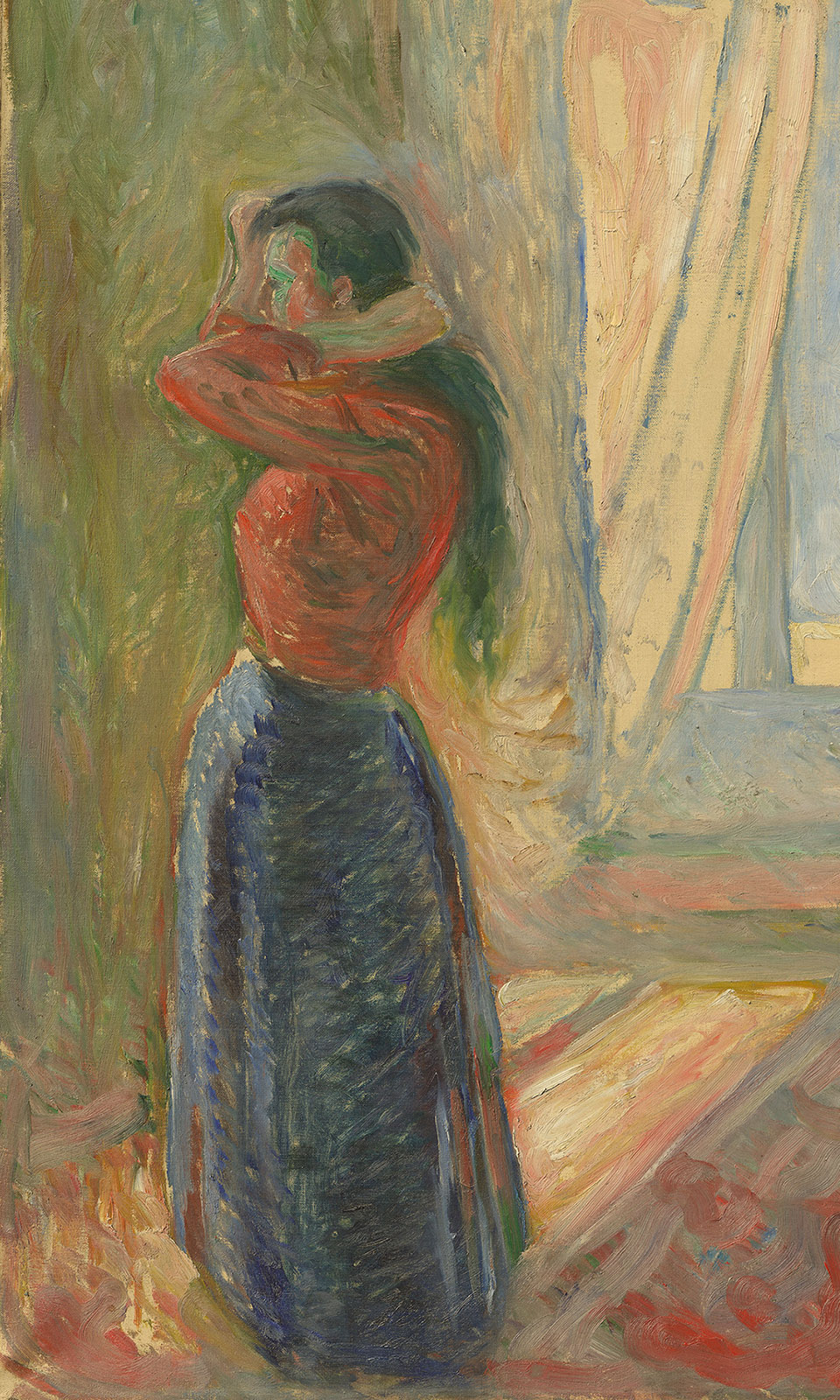 edvard_munch_frau_vor_dem_spiegel_1892_privatsammlung